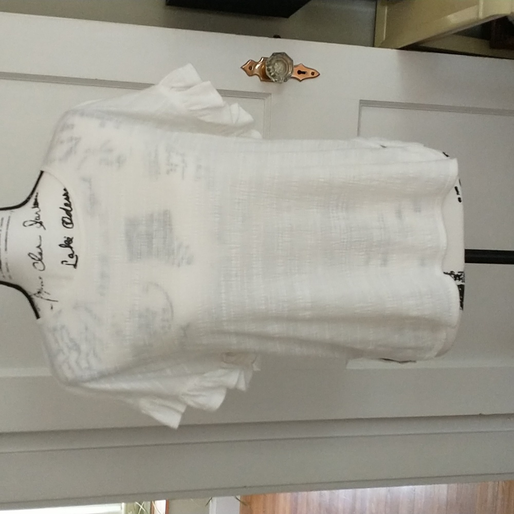 Ruffle sleeve blouse